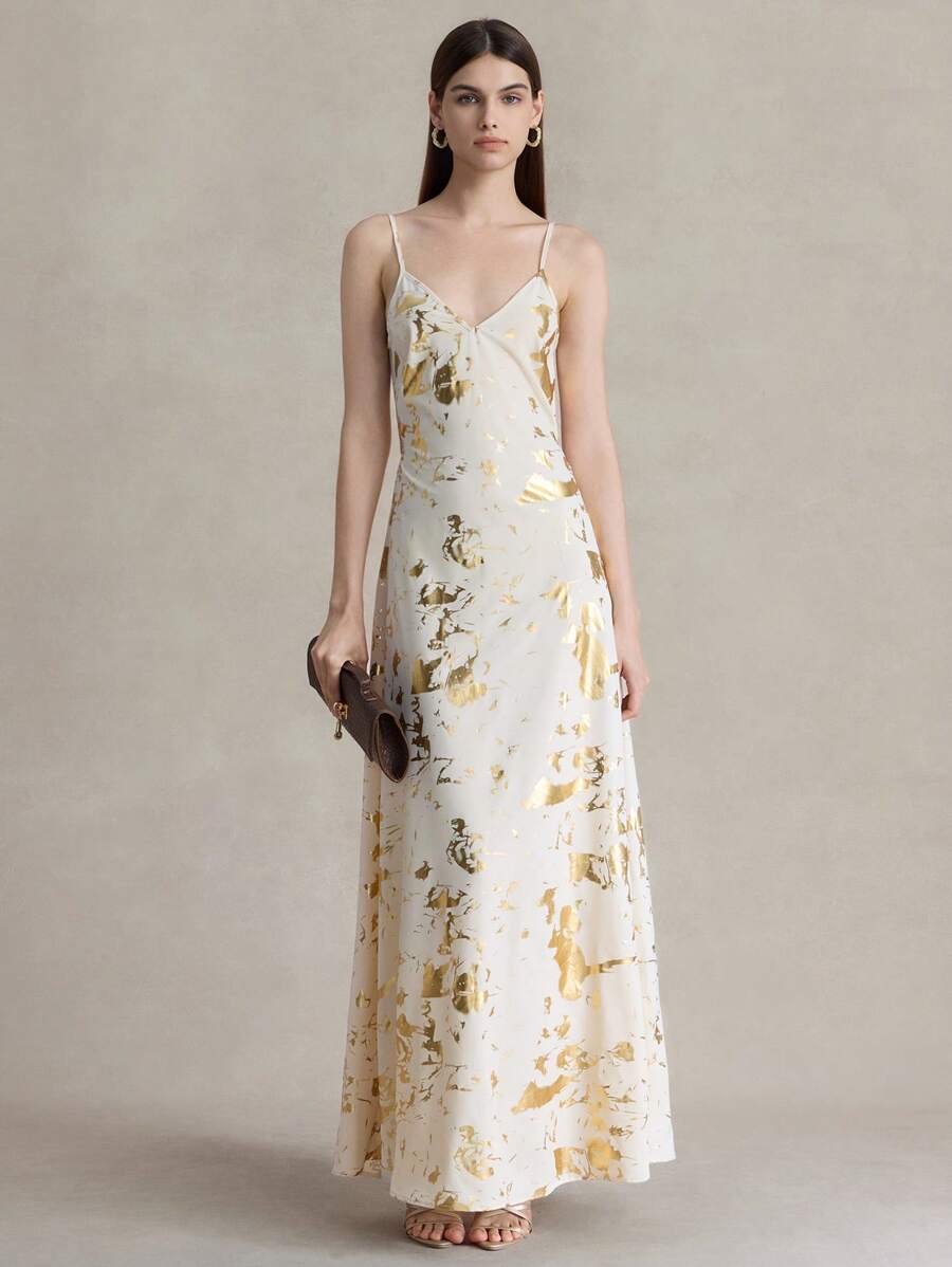 Briarwyn 女式闪光印花性感露背细肩带迷你连衣裙 女式约会夜场装 女式复古风度假装 女式俱乐部装 女式性感