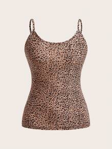 SHEIN EZwear 4件装加大码女式休闲紧身吊带背心，适合夏季穿着 - 彩色 - 查看 7