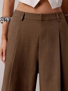 SHEIN Forever 21 Spring Casual Commuter Grey Bermuda Shorts For Women