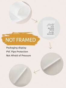 1 件励志墙贴女性人生格言办公室装饰励志女性办公室墙贴印刷女性励志格言简约主义，无框 - 彩色 - 查看 7