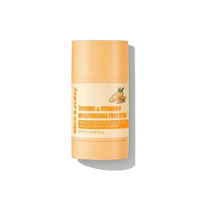 SlowSunday Tumeric & Vitamin C Moisturizing Foot Stick, Foot Care, Foot Spa, Foot Balm, For Dry And Peeling Skin, Feet & Knees & Body , Nourishes And Softens, For Dry, Cracked Skin, K Beauty, Suitable For Summer, Y2K, Ideal For Party