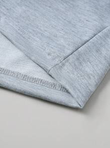 Manfinity Homme 2pcs Men's Solid Color Drawstring Waist Pockets Casual Versatile Shorts