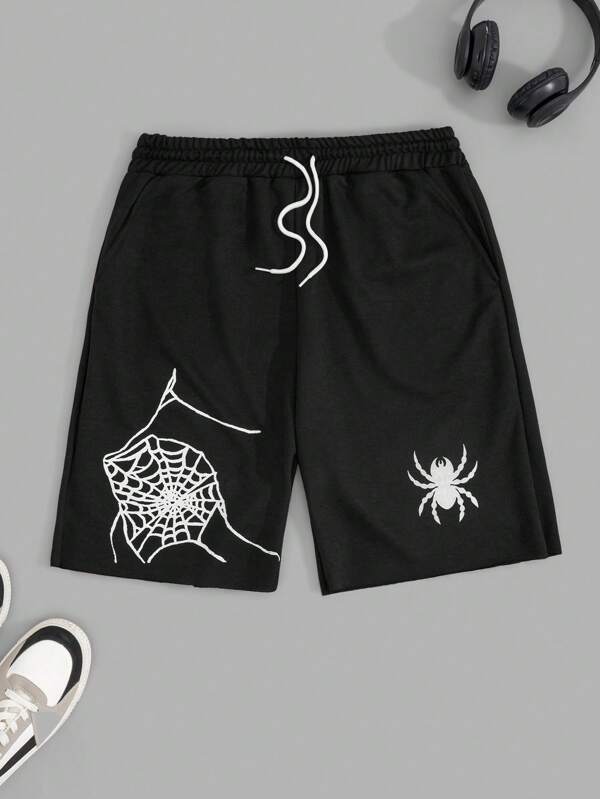 RueChic Heren bedrukte SS mode normale korte broek