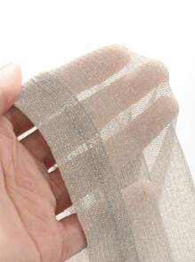 DAZY Semi Sheer Mesh Top Without Bra Going Out Tops Festival - Apricot - View 9