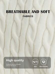 Briarwyn Women's Letter Pattern Long Sleeve Half-Placket Zipper Textured Knit Sweater In Fall/Winter - Beige - View 10