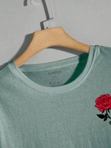 RueChic 男士纯色简约时尚短袖圆领 T 恤