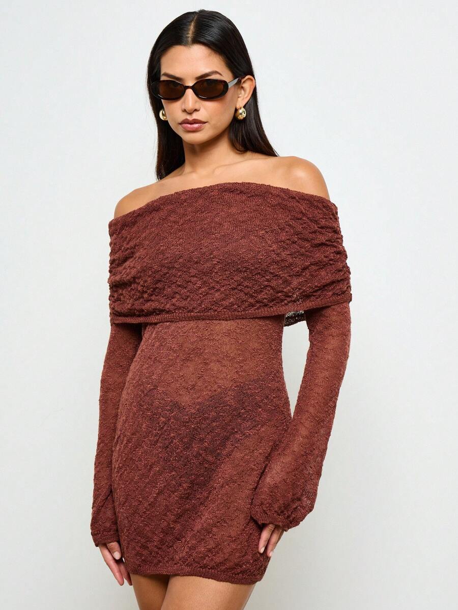 embellished mesh dress Lyle One Shoulder Glow Mesh Mini Dress - Silver