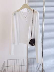 Franclia Women's Casual & Commuting Minimalist Style Thin Jacket, Spring/Summer Fall Winter Cloth For Women