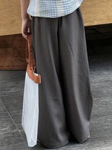 DAZY 男童（加大码）秋季梭织条纹裤