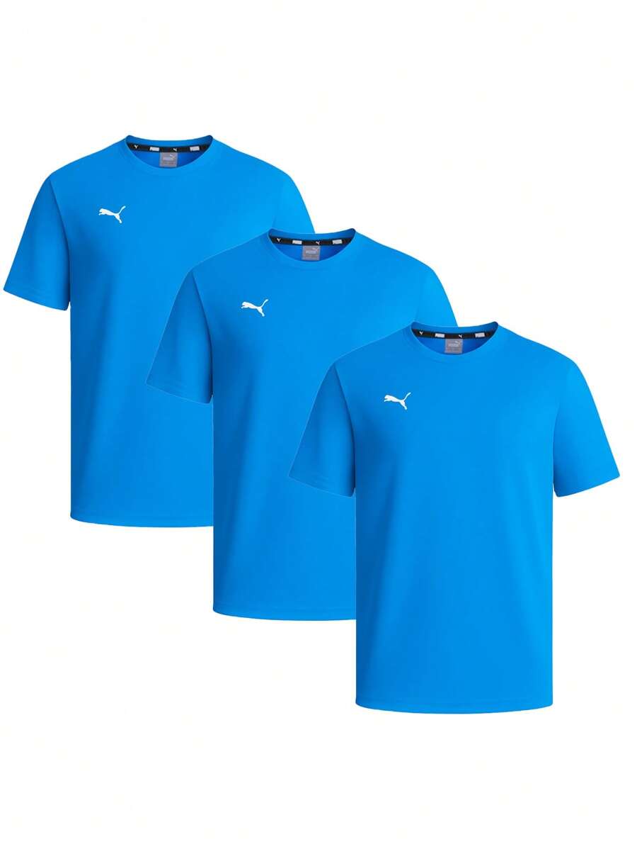 Puma Men's Breathable Classic Fit Quick-Dry Outdoor Training Vacation 656709-02-3 - Blue - View 1