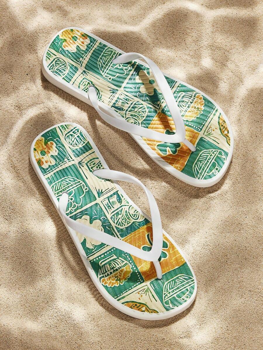 女士黑色人字拖凉鞋 - 彩色 - 查看 1