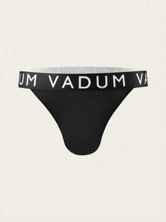 Men's Letter Print Comfortable Sexy Briefs  Breathable Underwear