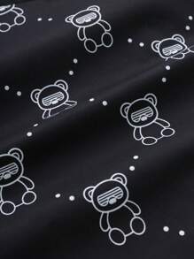 Tween 男童休闲印花保暖内衬风衣夹克，适合春夏秋冬上学、花园、海滩、生日 - 彩色 - 查看 9