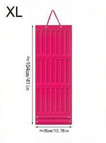 SHEIN 1pc Extra Large Hair Accessory Storage Bag, Decorative Organizer Holder For Hair Clips, Headbands, Scrunchies, Jewelry And More, Wall Mounted, Suitable For Daily Use, Eyeglasses Storage, Rose Red, Gender Reveal Party, Perfect For Birthdays, Weddings, Parties, The Perfect Gift For Colleagues, Friends, And Family - Multicolor - View 6