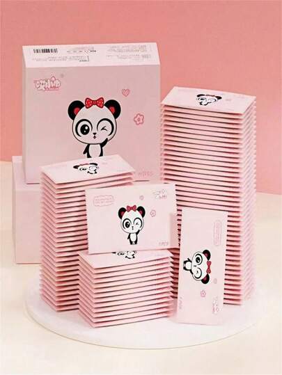 50pcs Individually Wrapped Wet Wipes - Mini Portable Wet Wipes,Bulk Disposable Cleaning For Kitchen & Car, Multi-Surface Antibacterial Wipes On-The-Go