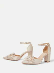 CUCCOO HITCHD Scarpe eleganti da donna con decorazione a farfalla sul tacco alto, nuova collezione primavera/estate/autunno