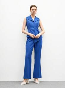 CUCCOO BIZCHIC 女士经典酒红色尖头中跟一脚蹬高跟鞋，通勤、约会、派对、度假、婚礼等场合皆宜