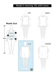 Plus Solid Round Neck Tee - Redwood - View 7