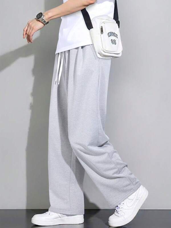 Manfinity Homme Men Plain Simple Casual Sweatpants