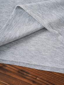 TrendSteals Vintage USA Stars Pattern Loose Fit Casual Women T-Shirt, Suitable For Summer Back To School - Grey - View 5