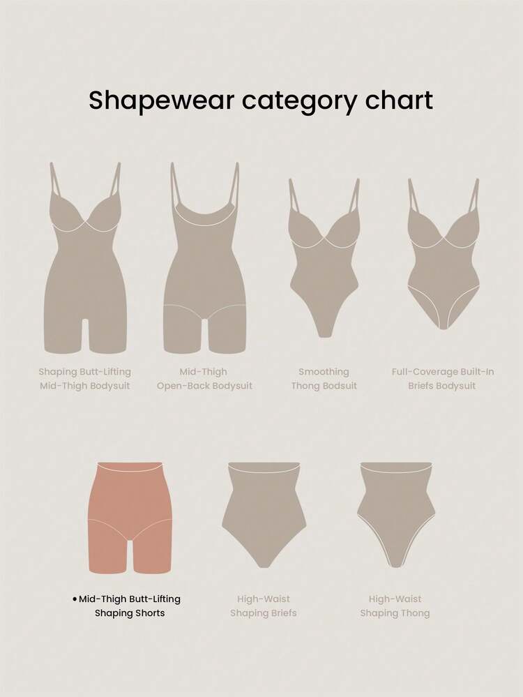 Short gainant taille haute élégant, contrôle du ventre, anti-exposition