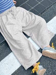 Dazy Kids Young Girl Girls Elastic Waist Knitted Pants, Autumn