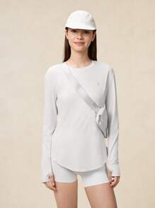 OutZeal SunProof UPF50+ Cooling Sun Protection Curved Hem Long Sleeve Tee Women With Pockets