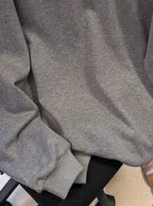 SHEIN Felpa con cappuccio da donna a tinta unita, maniche a buco, casual, ampia, con collo asimmetrico