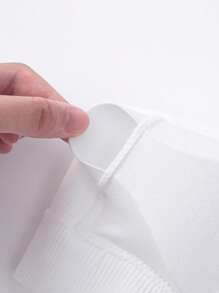 SHEIN 2 件套女士无缝无钢圈文胸，舒适简约设计，外穿