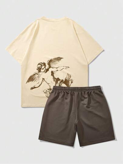 Street Life Men's Street Life Angels Printed Set