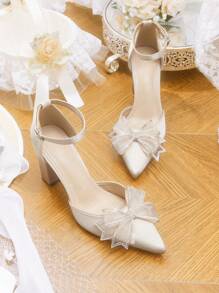 CUCCOO HITCHD Scarpe eleganti da donna con decorazione a farfalla sul tacco alto, nuova collezione primavera/estate/autunno