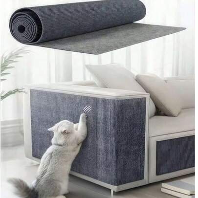 Tấm thảm tự dính, Thang leo cho mèo, Vỏ bọc đồ nội thất ghế sofa tự làm, Tấm cào thay thế cho mèo - Bền, Chống trầy xước không có mảnh vụn, Miếng dán tường tự dính, Tấm cào cho mèo