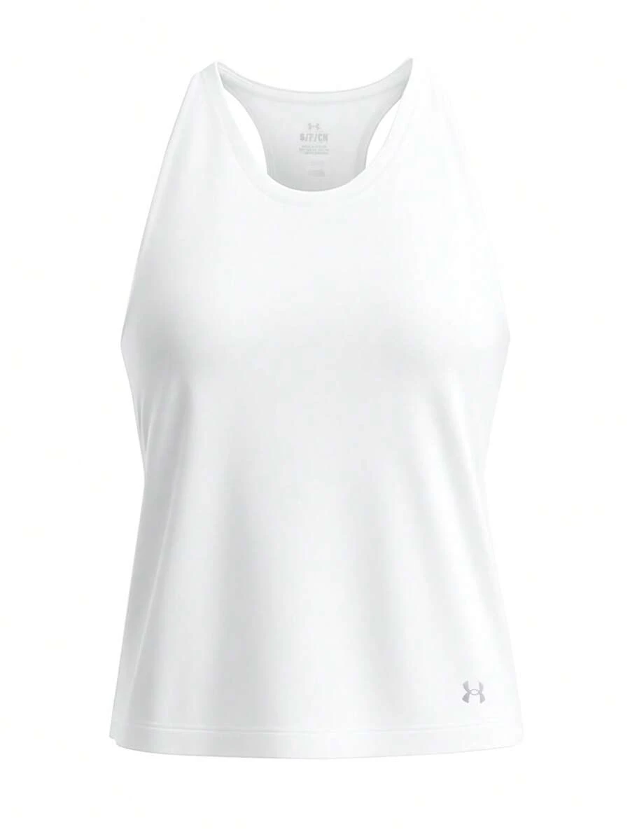 Under Armour UA Launch Singlet Tank Top -White - White - View 1