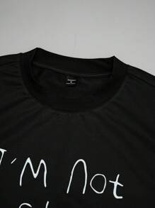 Manfinity Streetrush Men's Funny Slogan Handwritten Print T-Shirt Men Graphic Tees Streetwear Streetwear Shirts Streetwear Men Clothes Streetwear Tee Graphic Tees Street Wear