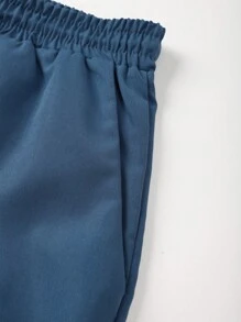 Manfinity KASUA Men's Tropical Plant Print Short Sleeve Single Breasted Shirt And Shorts Set, Holiday Outfit Men Vacation Set Shorts Men Tropical Print Set Men Summer Shirt And Short Set