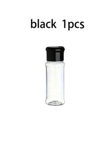SHEIN 1/3/5/6/10PCS Plastic Transparent Spice Jars With Spice Jar Lids Seasoning Containers, Plastic Spice Bottle Spice Jars For Storing Spices, Herbs And Seasoning Powders, Suitable For Indoor/Outdoor Use, BBQ Accessories, Camping Essentials, Home Daily Use
