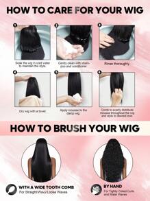 QUICK WEAR Curly Half Wig Human Hair 3-In-1 Half Wig Seamless Water Wave Wig Flip Over Human Hair No Glue No Lace 180% Density 14-28 Inches Natural Black Color With Natural Hairline Beginner Friendly Sport Vacation Travel Festival Prom Outdoor Cosplay Campus School Beach Wedding Camping Holiday Outfits Summer Outfits Vacay Vibes Charm Elegant Casual Y2k Fashion Styles Ss25 Keywords - S1 - View 11