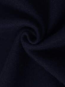 EURMUSE Men's Basic Pocket Patch Zip-Up Hoodie - Navy Blue - View 4