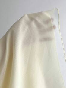 SHEIN Unity Spring & Summer Casual Vacation Beaded Decor Halter Top - Cream - View 3