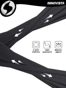 Innovista 亮面修身运动连体裤，高弹力一体式健身服，运动紧身连体裤，无袖，可调节肩带，全身连体衣，连体运动服，仿皮效果，液态光泽，提升运动自信，奢华性能，黑色，紫色，撞色缝线，速干透气，可自由下蹲，适合有氧运动和力量训练，吸汗透气面料，网眼镂空设计，露背，派对和举重套装，增强体能，哑铃重量，户外，骑行，跑步，有氧运动，瑜伽和普拉提，拳击，徒步旅行，网球和高尔夫，器械和设备训练装备，运动服和运动套装，都市运动休闲，时尚偶像，魅力四射。闪耀动人的音乐节风尚、街头性感穿搭、日常必备易穿单品、TikTok运动装、秋季实用时尚风、酷炫服饰系列 - 黑色 - 查看 7