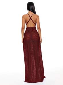 Musera Resort فستان ماكسي غطاء مفصل بالدانتيل مع شق في الجانب وحلقة عند الرقبة، مناسب للصيف والربيع والعطلات والعطلات الساخنة والنوادي في إيبيزا والشواطئ وحفلات الزفاف وحفلات عيد الميلاد والنهضة والخريف والشتاء