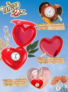 The Wizard of OZ™ | SHEGLAM Heart Clock Dewy Blush Rare Graduation Birthday Holiday Summer Fall Autumn Y2K Fancy Fashion Women Brand Makeup Cosmetic Beauty Party Beach Travel Camping Outdoors School Campus Trip Festivals Decor Gift Present Rose Girl Cosplay Best Color Charm Vibe
