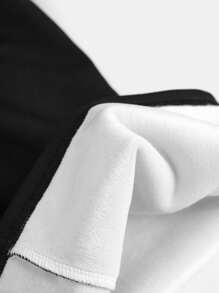 SHEIN Girlism Tween 女童保暖休闲针织紧身裤，带保暖内衬，秋冬款 - 黑色 - 查看 4