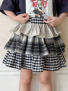 Dazy Kids Young Girls Pleated Skirt, Fall - Multicolor - View 1