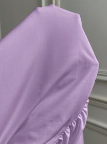 Seusyu 側邊綁帶落肩袖襯衫