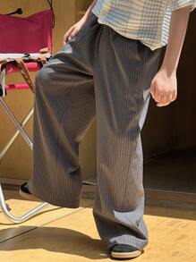 DAZY 男童（加大码）秋季梭织条纹裤