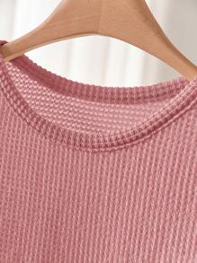 CosyJoli 大码女式蕾丝拼接无袖吊带背心，休闲百搭，略微透视，夏季外出上衣 - 粉色 - 查看 3