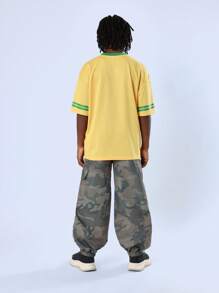 SUMWON Brasil Soccer Fan Rio De Janeiro Premium Streetwear Youth Casual T-Shirt All Season Fan Apparel - Multicolor - View 2
