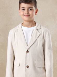 SUMWON 奢华夏季西装外套长裤套装正式婚礼特殊场合两件套经典修身西装设计师定制风格典礼时尚春季系列 - 杏色 - 查看 4