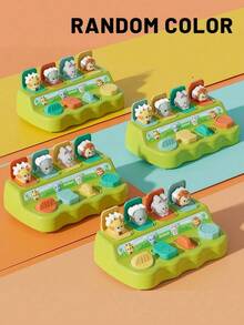 Hide And Seek Pop Up Box Toy Cause & Effect Game With Cow Elephant Rabbit Lion Animals Interactive Learning For Toddlers 18+ Months Boys Girls Holiday Gift Halloween Easter Christmas Random Button Color - Multicolor - View 9